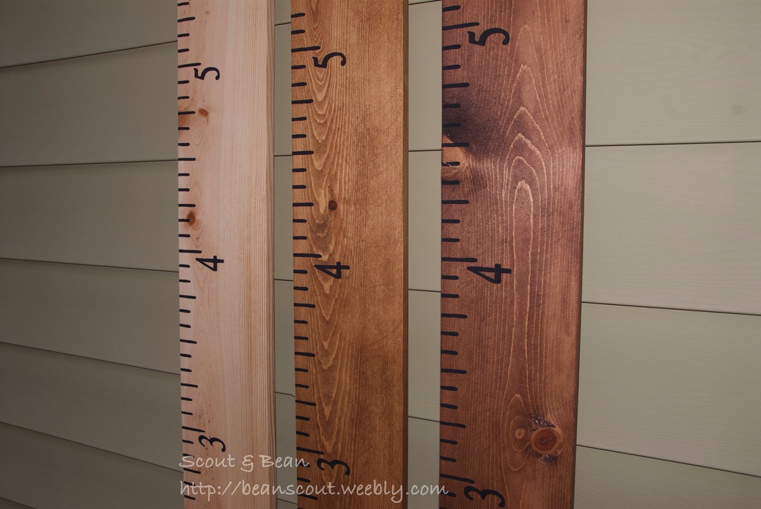 Wooden Ruler Growth Chart
